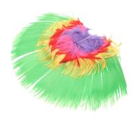 GALPADA Peluca Carnaval Colorida Mohawk Divertida y Esponjosa para Adultos Accesorio Duradero para Disfraces y Festivales para Grupos y Fiestas Temáticas
