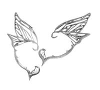 GALPADA Pendientes Clip Hada Alas Elegantes y Delicados para Mujer Accesorios de Oreja sin Piercing para Fiesta Banquete y Uso Diario Plata