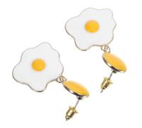 GALPADA Pendientes Colgantes Oreja Varios estilos para Mujer de Huevo Escalfado Fáciles de Llevar Aleación Ligera y Diseño Único Accesorios Divertidos Oreja Varios estilos para Fiestas y Compras