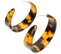 GALPADA Pendientes de Aro Vintage para Mujer Estampado Animal Accesorios Delicados y Elegantes Adecuados para Bodas Fiestas y Citas Pendientes Únicos para Varios