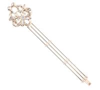 GALPADA Péndulo de Repuesto para Reloj de Pared, Péndulo de Metal Dorado de 33 Cm, Parte del Mecanismo de Reloj de Bricolaje, Accesorio para Reparación y Fabricación de Relojes de Pared