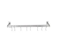 GALPADA Percha Multifunción para Utensilios de Cocina de Acero Inoxidable 304, Diseño Simple y Liso, Fácil de Instalar para Organizar y Colgar Pared