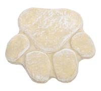 GALPADA Piedras Conmemorativas para Mascotas Forma de Huella, de Resina Ligera y Duradera para Uso en Interiores y Jardines
