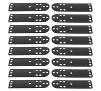 GALPADA Piezas de Armadura a Escala DIY 50 Unidades 2,75 X0,79 Metal Electroforético Negro para Cosplay de Caballeros y Disfraces Medievales, Material para Fabricar Armaduras Históricas