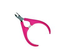 GALPADA Pinza Manicura Portátil De Acero Inoxidable Con Mango Antideslizante Cortadora Ergonómica Para Cutículas y Piel Muerta Herramienta Para Pedicura y Uñas Encarnadas Color Rosa Degrad