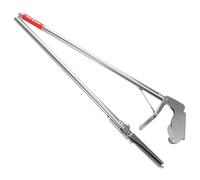 GALPADA Pinza Telescópica para Reptiles y Basura Mandíbula Ancha y Extensión Óptima de Acero Inoxidable para Recogida en Entornos Naturales