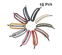 GALPADA Pinzas Cabello Ovaladas de Plástico Horquillas Sencillas Colores Lisos 10 Unidades Accesorios de Moda para Mujer y Niña Ideales para Uso Diario y Eventos