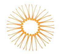 GALPADA Pinzas De Plástico para Niños Pequeños 20 Unidades Tamaño Pequeño Color Naranja Herramienta Didáctica para Motricidad Fina Exploración Al Aire Libre y Juegos Educativos