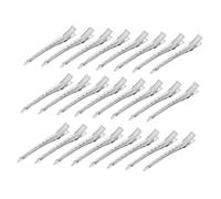 GALPADA Pinzas para Cortar el Pelo de Acero Inoxidable 36 Piezas Grandes Clips para Peluquería y Seccionar Cabello Mujer Uso Profesional y Doméstico Color Plateado