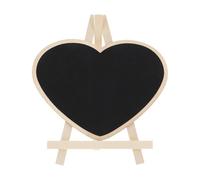 GALPADA Pizarra de Mesa Negra de Madera de Boj Base, Tablero Decorativo para Escribir Mensajes y Dibujo, Adecuado para Decoración del Hogar y Uso Infantil