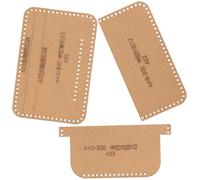 GALPADA Plantilla de Patrón de Billetera de Cuero DIY en Papel Kraft Plantilla para Hacer Carteras y Accesorios para Tarjetas Medidas Precisas para Manualidades de Cuero