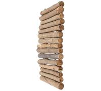 GALPADA Plataforma para Tomar el Sol de Palitos de Madera, Escondite Seguro para Tortugas Acuáticas, Refugio Natural para Serpientes y Lagartos, Decoración para Terrarios Interiores y