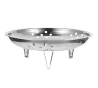 GALPADA Plato de Vapor Redondo de Acero Inoxidable Orificios Pequeños Uniformes, Fácil de Usar para Cocinar al Vapor Huevos y Pescado en Cocina Doméstica