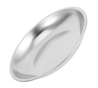 GALPADA Plato Posate de Acero Inoxidable Diseño Anti-Goteo para Bolsitas de Té Soporte Redondo Bandeja Versátil para Accesorios de Té y Cocina