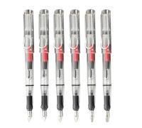 GALPADA Pluma Ligera Transparente en Estilográfica Caligrafía para Punta de 6 Piezas y Cómoda para Exámenes y Uso