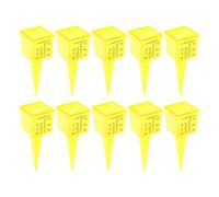 GALPADA Pluviómetro de Plástico 1,5 Pulgadas 10 Unidades Medidor de Lluvia Preciso para Jardín Exterior Césped Patio Medición de Precipitación Resistente y Práctico