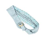 GALPADA Portabebés Para Recién Nacidos Cobertura De Lactancia Materna, Multifuncional, De Tela Ligera Gris Plateada Bordes De Encaje, Para Uso Todas Las Estaciones, Adecuado Para Madres y Bebés