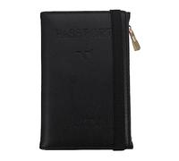 GALPADA Protector De Documentos De Viaje Bloqueo RFID Cartera De Tarjetas De Identificación y Créditos Estuche y Resistente Diseño Compacto y Ligero para Viajes