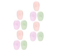 GALPADA Protectores Auditivos de Silicona para Teñir el Cabello 6 Pares 2 Rosa Claro 2 Morado Claro Orejeras Suaves y Resistentes al Calor Cubre Oídos para
