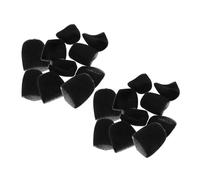 GALPADA Protectores de Micrófono de Esponja 24 Piezas, Funda Parabrisas Antipop para Micrófono de Mano Estudio, Reducción de Ruido para Grabación y Canto en Directo