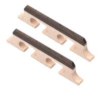 GALPADA Puente de Banjo de Madera para Reemplazo, 2 Piezas Superficie Lisa y Bien Pulida, Accesorio Duradero para Instrumentos de Cuerda