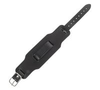 GALPADA Pulsera de Cuero para Hombre Estilo Punk Ajustable Negra Pulsera Delicada Joyería Urbana para Fiestas y Eventos de Moda