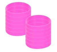GALPADA Pulseras de Silicona Elásticas 60 Piezas Pulseras Deportivas Unisex de Silicona Accesorios para Eventos y Fiestas Lisas para Identificación y Uso Diario