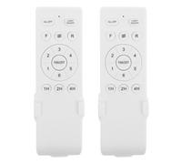 GALPADA receptor de control de luz del ventilador de techo con 6 velocidades, control de luz, temporizador de 1/2/4, fácil instalación para interiores, 2 piezas
