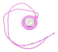 GALPADA Reloj de Enfermera Portátil de Silicona Redondo Broche Resistente y Diseño Ligero Adecuado para Profesionales Médicos y Enfermeros