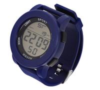 GALPADA Reloj Electrónico Deportivo Multifuncional para Estudiantes Correa Ajustable y Resistencia al Agua de 30m en Azul Alarma y Luz Nocturna