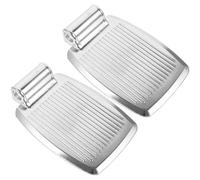 GALPADA Reposapiés para Silla de Ruedas 1 Par Aluminio de 1,9 Cm Diseño Reforzado, Soporte Resistente y Cómodo para Movilidad y Uso Diario en Ayudas Médicas