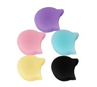 GALPADA Reposapulgar de Silicona para Clarinete 5 Unidades Colores Surtidos Rosa Violeta Negro Azul Limón Cojín Cómodo Dedo Pulgar Accesorio Soporte para Instrumentos de Viento Madera