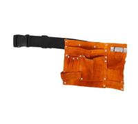 GALPADA Riñonera para Niños Multifuncional De Cuero Resistente Al Desgaste, Bolsa De Herramientas La Cintura para Jardín Infantil, Ligero, Color Amarillo Claro, Tamaño Mediano