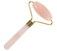 GALPADA Rodillo de Masaje Facial de Jade Rodillo Corporal Masajeador Facial Manual Ayuda a Absorber la Crema, Relajante y Reafirmante, para Rostro y Brazos