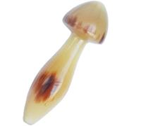 GALPADA Rodillo Masajeador Facial de Cuerno de Yak Diseño Ergonómico Forma de Seta Liviano y Portátil Ocular Reduce Ojeras y Arrugas para Cuidado de Ojos y Rostro
