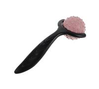 GALPADA Rodillo Masajeador Manual Portátil para Cuello y Hombros, Herramienta de Masaje de Puntos Gatillo Bolas Irregulares, Color Rosa, Alivio Muscular Profundo para Casa, Oficina