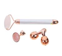 GALPADA Rodillo y Aleación para Aliviar Tensión Muscular de Cristal Eléctrico de Jade para Masaje Facial y Reducir Ojeras Femenino