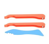 GALPADA Rodillo y Bruñidor de Lámina de Cobre Naranja Accesorios para Laminar Vidrio Kit Portátil para Manualidades Artísticas y Reparación de Vidrieras