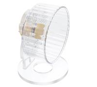 GALPADA Rueda con Soporte de PVC Silenciosa para Hámster para Ejercicio y Tienda de, Juguete para Chinchillas y Ratones