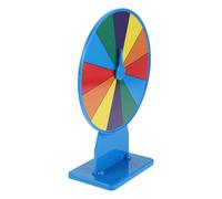 GALPADA Rueda de Premios de Plástico con 12 Ranuras, Ruleta de Juego Giratoria Portátil con Movimiento Fluido para Eventos al Aire Libre y Actividades de Entretenimiento