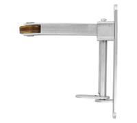 GALPADA Selector secuenciador de dispositivo de doble puerta en metal con cierre automático para uso en espacios reducidos y puertas cortafuegos
