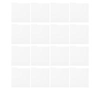 GALPADA Separadores de Vinilo de PVC Blancos 330X317 MM 16 Piezas Organizadores de Clasificación para Álbumes y Discos de Vinilo Divisores Flexibles para Estanterías y Almacenamiento de