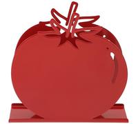 GALPADA Servilletero de Hierro Rojo Soporte Decorativo para Servilletas y Pañuelos Diseño Elegante y Líneas Suaves para Cocinas y