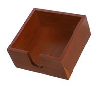GALPADA Servilletero de Madera Marrón Cuadrado sin Rebabas para Uso Familiar y Fiestas Diseño Rústico y Moderno, Práctico para Almacenar Servilletas