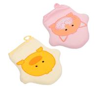 GALPADA Set de 2 Esponjas de Baño para Niño Guantes de Algodón Cómodo y Absorbente para Uso en Casa Diseño de Figura de Dibujos Animados
