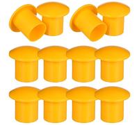 GALPADA Set de 30 Tapas Protectoras para Varillas Corrugadas de Plástico 2.36X2.36X1.49 Pulgadas para Seguridad en Obras y Construcción