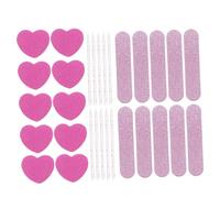 GALPADA Set de Limas de Uñas de Esponja Multifuncional 30 Piezas Tamaño Compacto para Mujeres Profesionales y Particulares Kit de Manicura y Pedicura Portátil para Decoración de Uñas