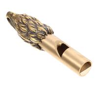 GALPADA Silbato de Latón Macizo para Exteriores, Mini Llavero Colgante de Árbitro, Silbato de Supervivencia y Emergencia Sonido Fuerte, Accesorio Deportivo Portátil para Actividades