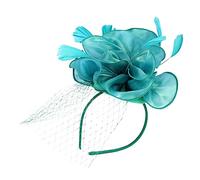 GALPADA Sombrero con pasador de sombreros hair vestido de coctel tocado de boda para novia tiara pasadores de pelo sombrero fascinador sombrero de fiesta de té encantador venda ropa