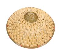 GALPADA Sombrero De Bambú Sombrero De Para El Sol Sombreros Adulto Fiesta Oriental Sombrero De Rendimiento Sombrero De Actuación En El Escenario Porcelana Tejido De Bambú